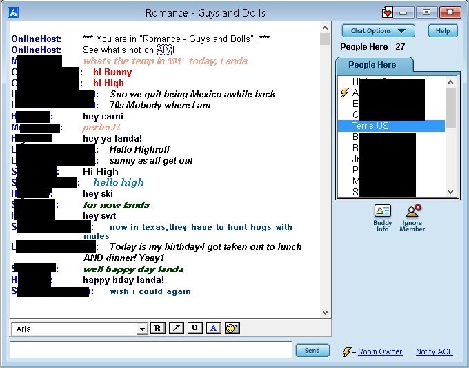 old icq chat room